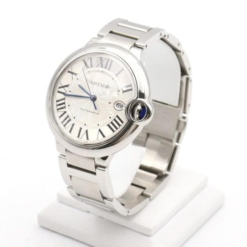 Cartier Ballon Bleu 42mm Large Automatic Steel Men's Watch aa44450