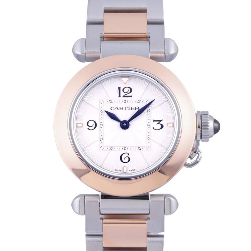 Cartier W2 PA0007 Quartz Gold/Steel New