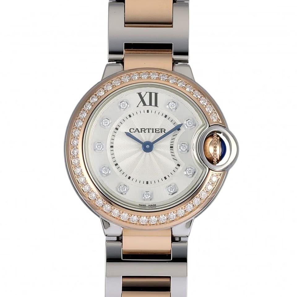 Cartier W3 BB0025 Quartz Gold/Steel New
