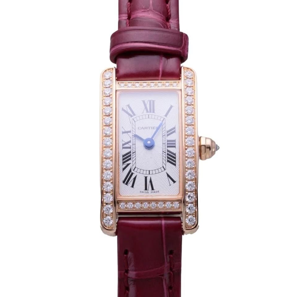 Cartier Wjta0026 Quartz Rose Gold New
