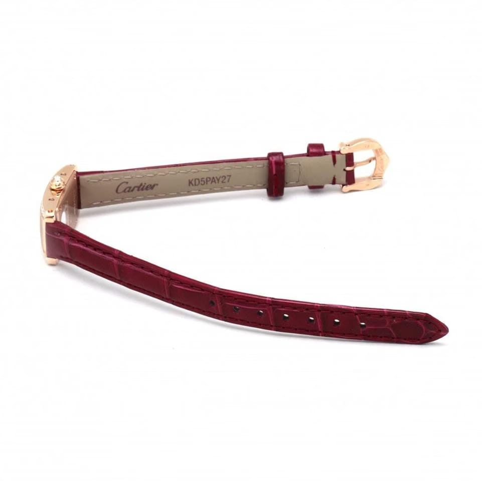 Cartier Wjta0026 Quartz Rose Gold New