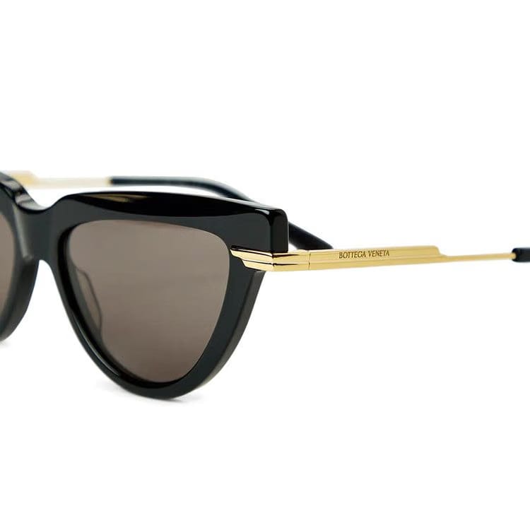 Bottega Veneta Cat Eye Sunglasses Black/Gold