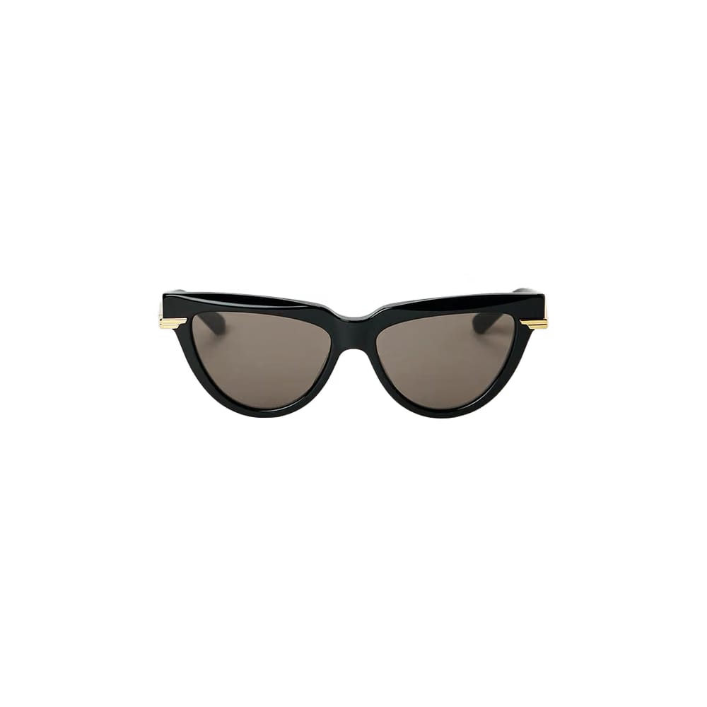 Bottega Veneta Cat Eye Sunglasses Black/Gold