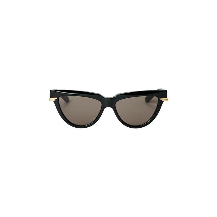 Bottega Veneta Cat Eye Sunglasses Black/Gold