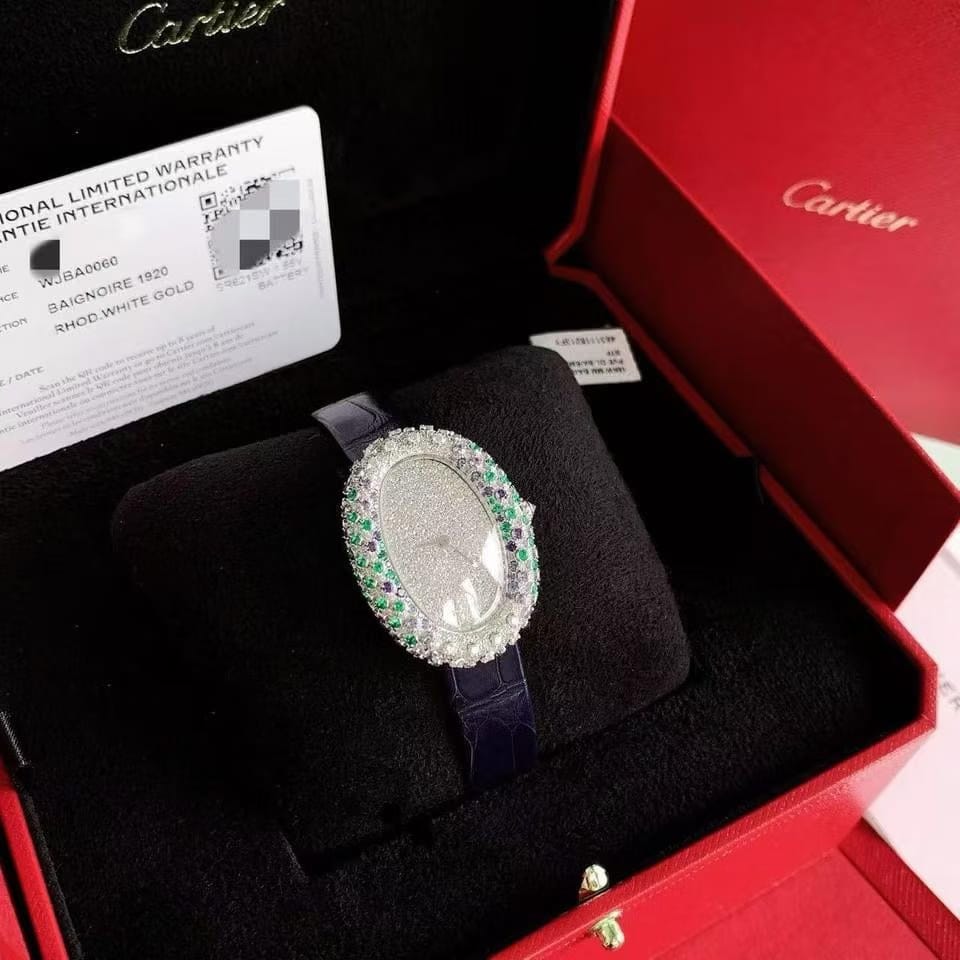 Cartier WJBA0060 Quartz White gold New