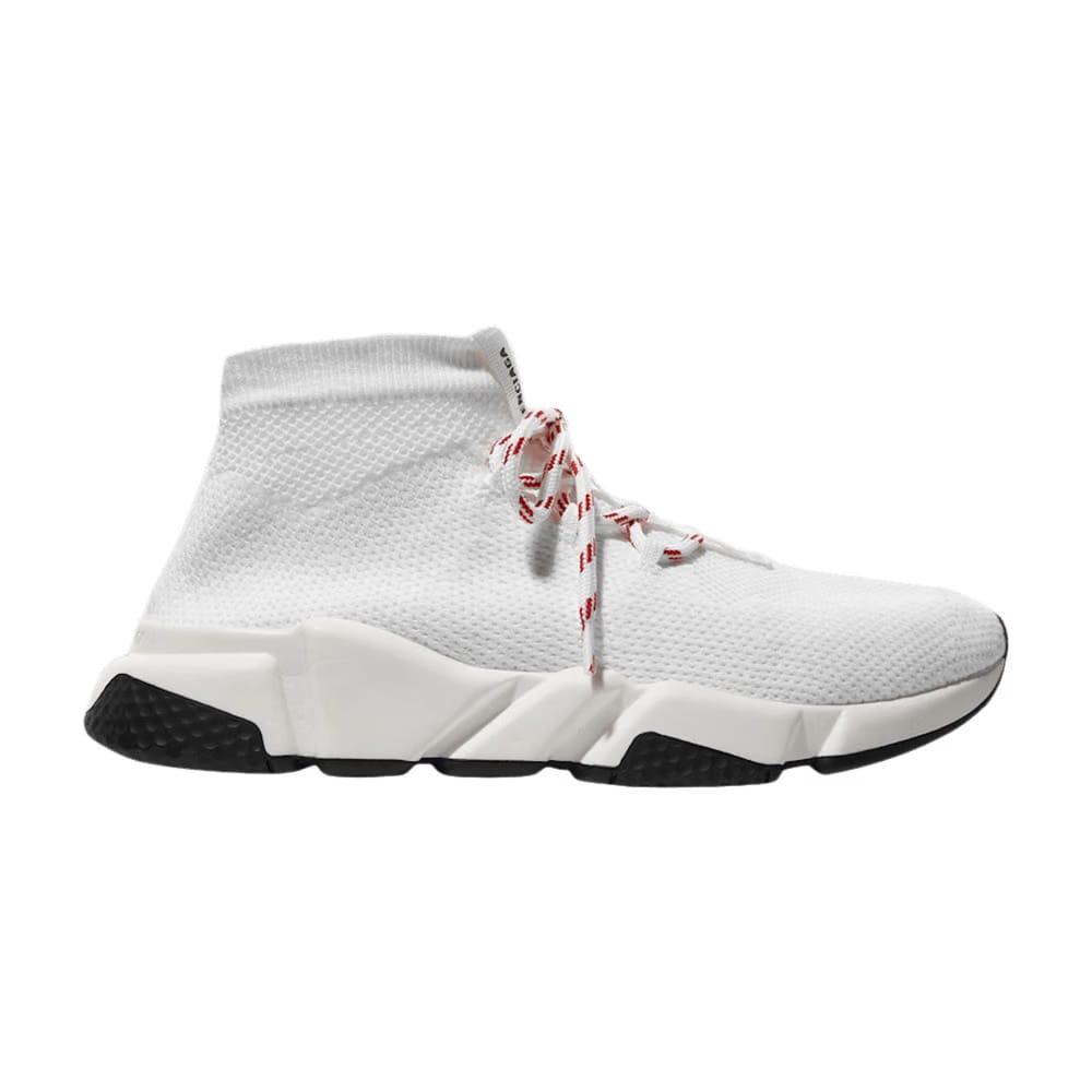 Balenciaga Wmns Speed Lace Up Trainer White Red