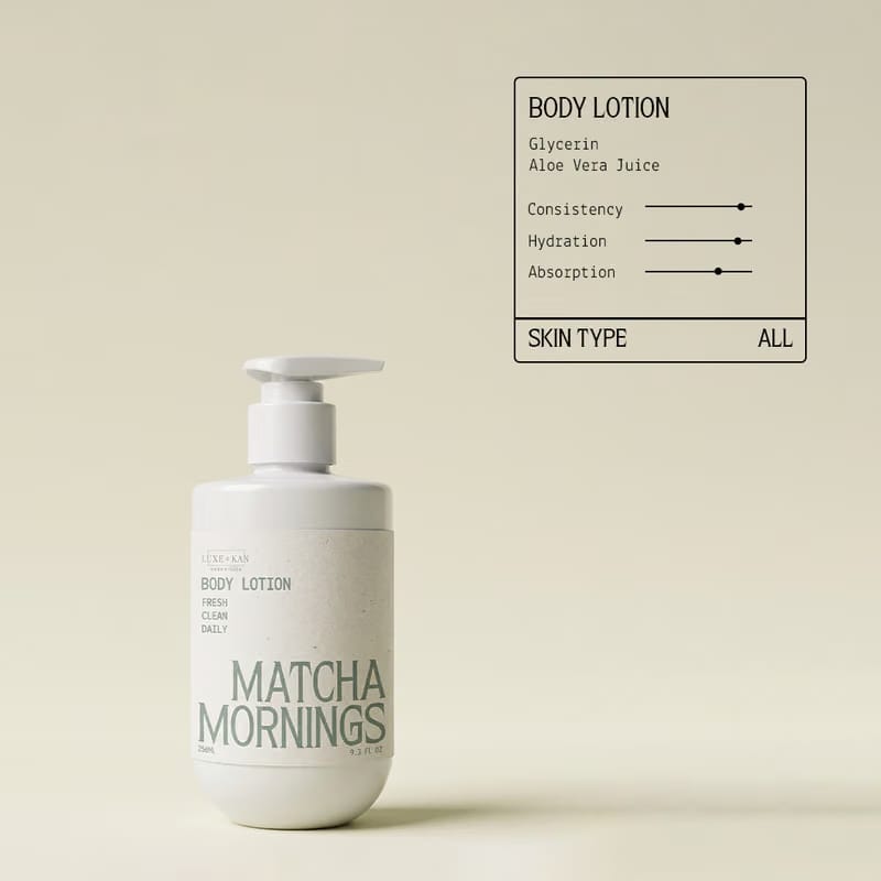 LBK Essentials Matcha Morning Body Lotion 250ml