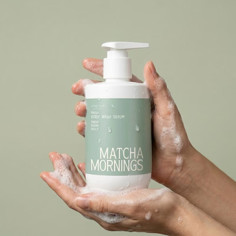 LBK Essentials Matcha Mornings Body Wash Serum 250ml