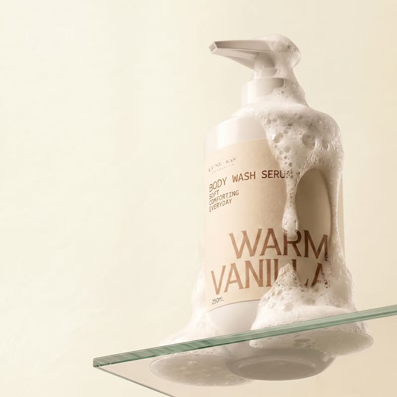 LBK Essentials Warm Vanilla Body Wash Serum 250ml