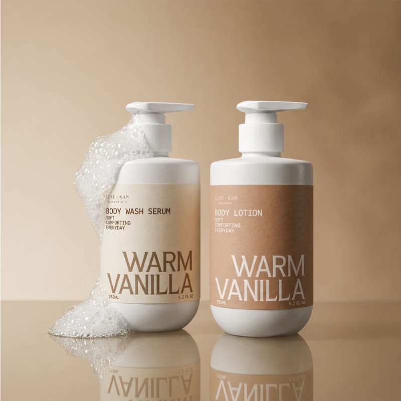 LBK Essentials Warm Vanilla Body Wash Serum 250ml