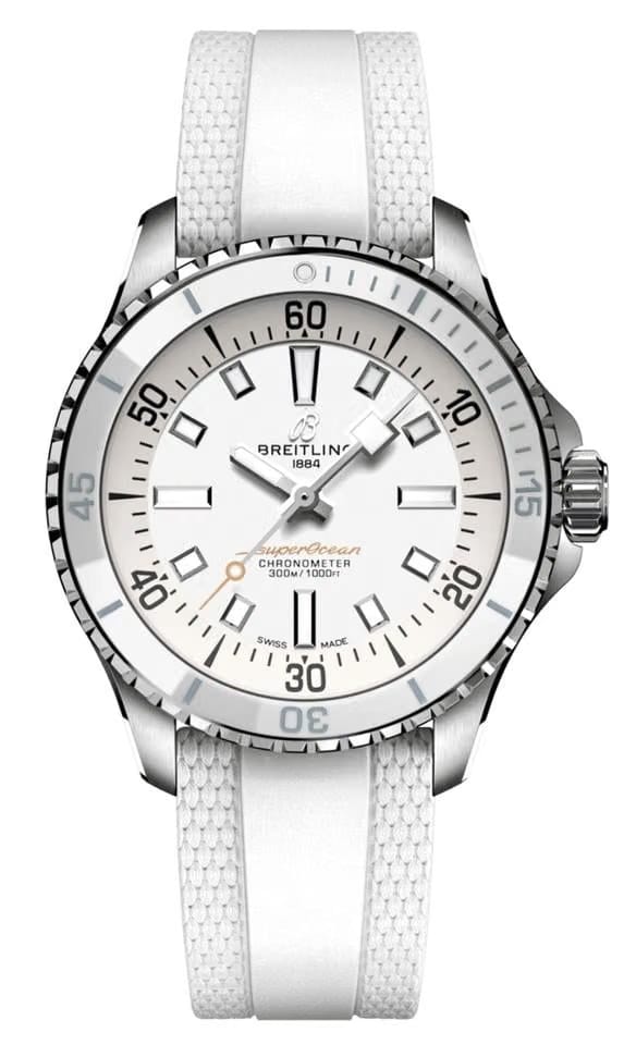 Breitling Superocean 36 Automatic 36mm White Dial NEW UNWORN A17377211 A1 S1