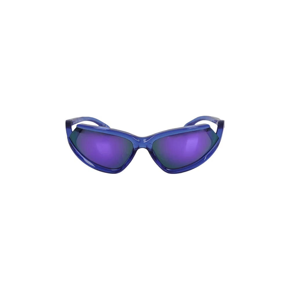 Balenciaga Side Xpander Cat Sunglasses Blue