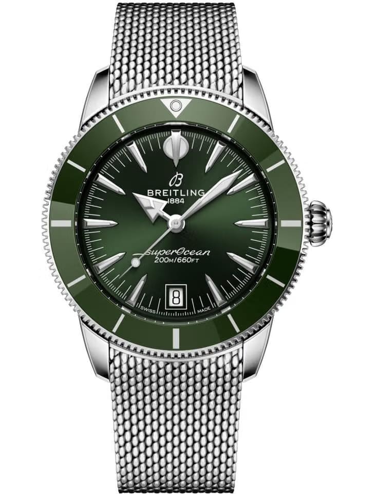 Breitling Superocean Heritage B31 Automatic 40mm Green Dial NEW UNWORN