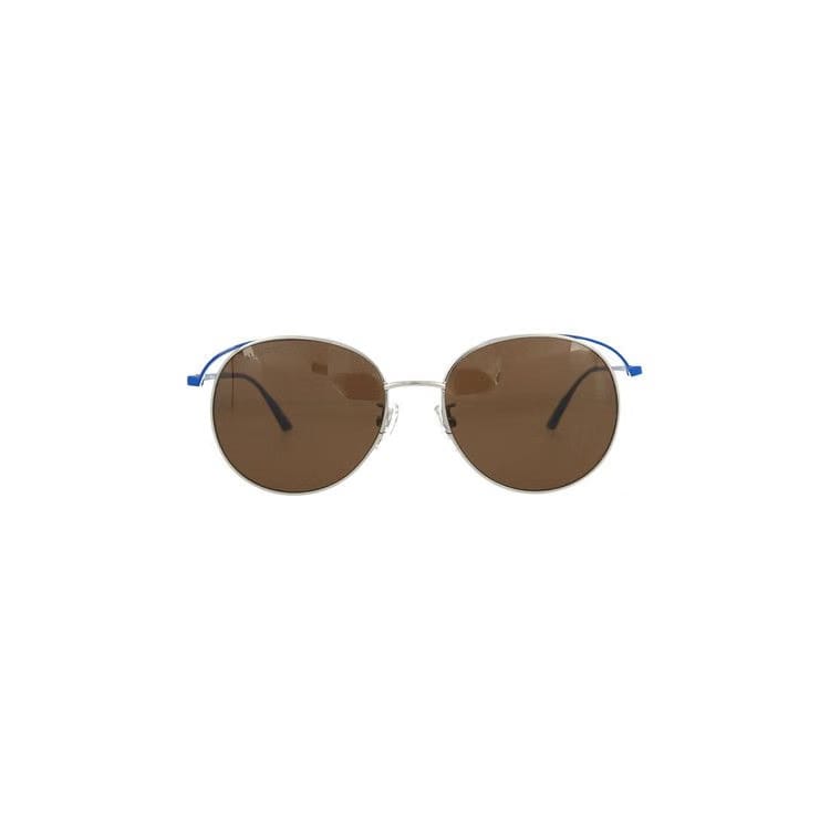 Balenciaga Round Frame Metal Sunglasses Silver