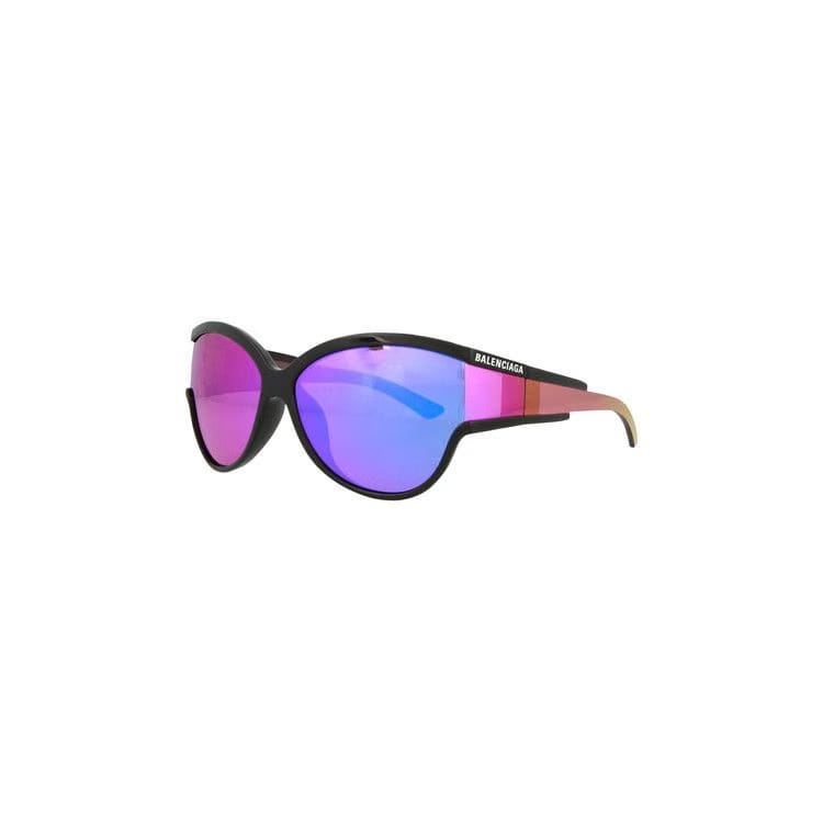 Balenciaga Round Frame Sunglasses Black