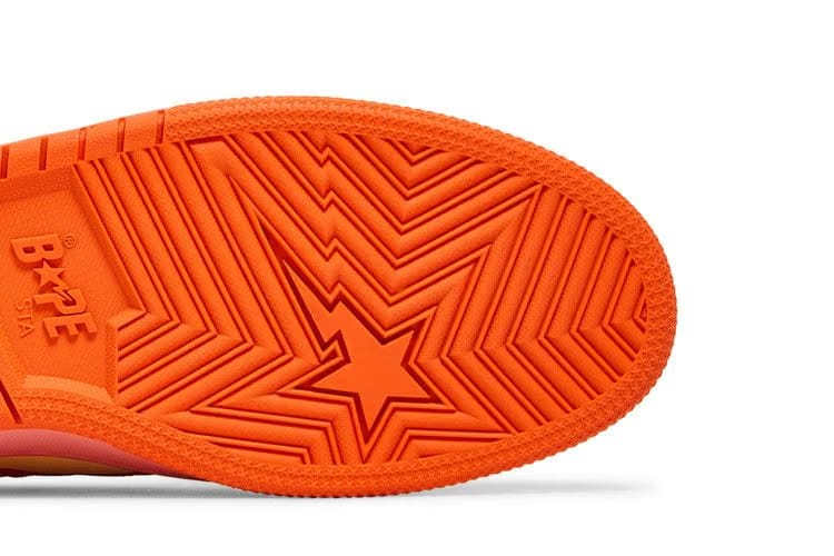 Bape Sta Sk8 Sta Orange