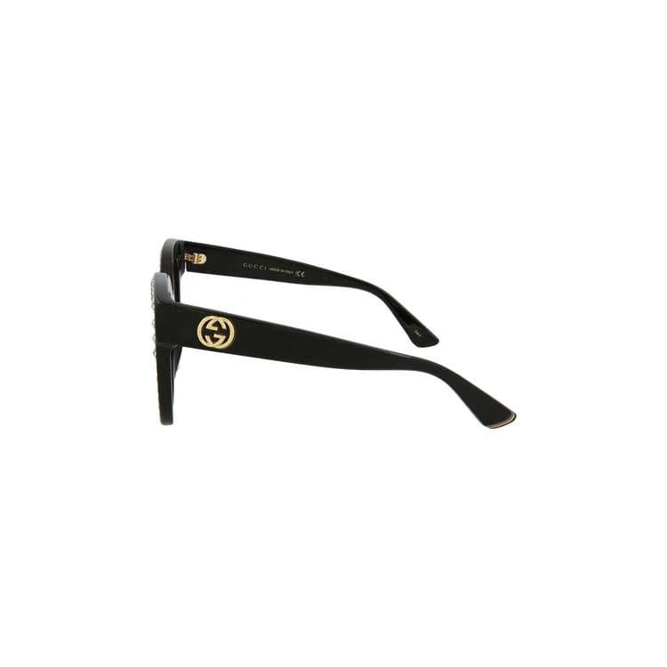 Gucci Cat Eye Sunglasses Shiny Black