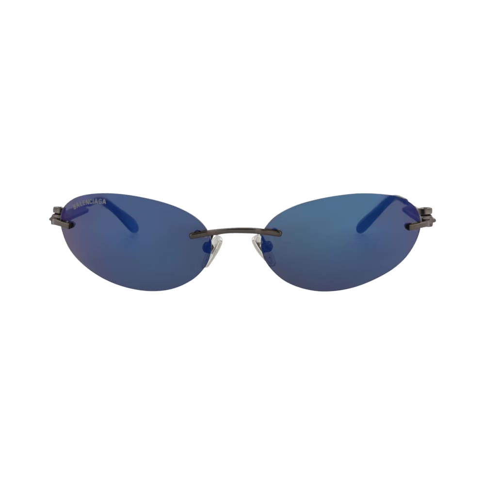 Balenciaga Round Sunglasses Grey/Blue