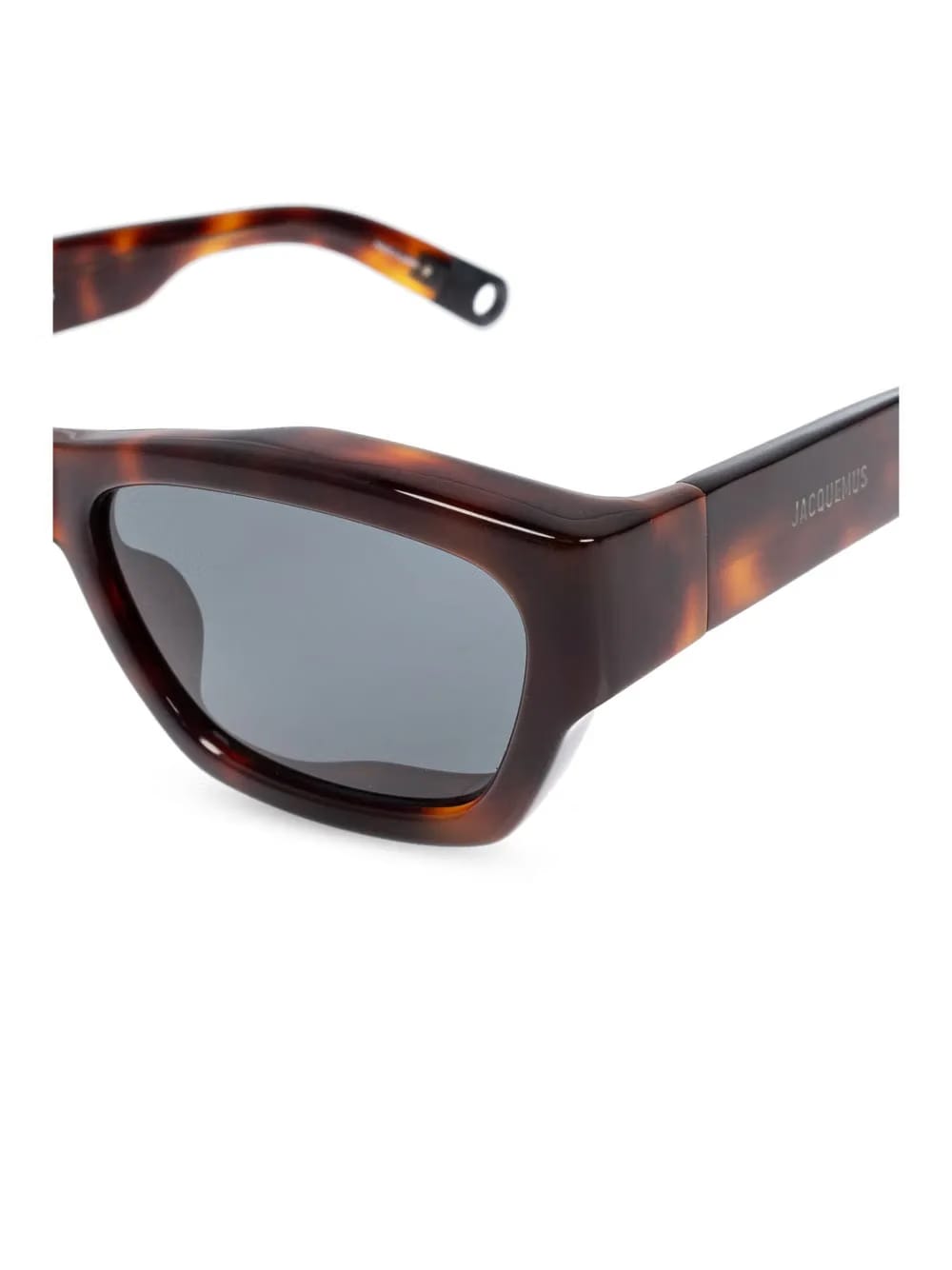 Jacquemus Meridiano Sunglasses Tortoise Shell/Matte Black/Grey