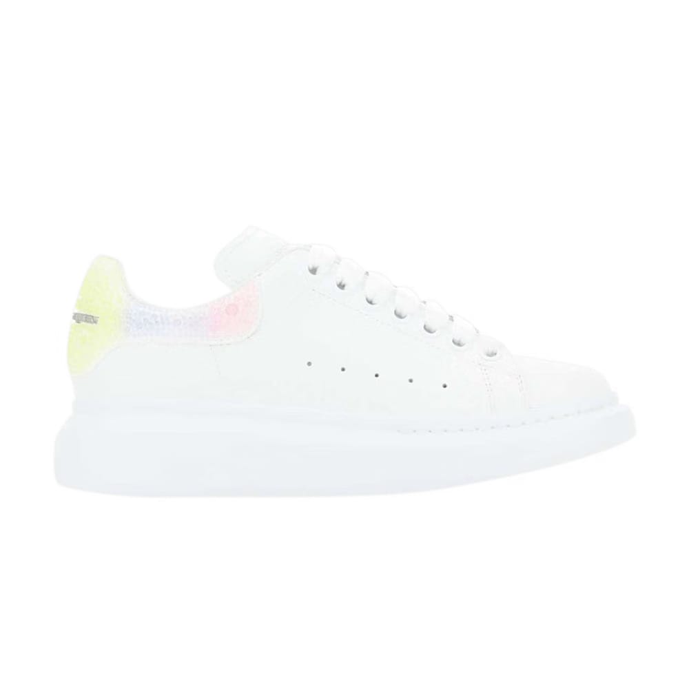 Alexander McQueen Wmns Oversized Sneaker 'White Multicolor Crystal'