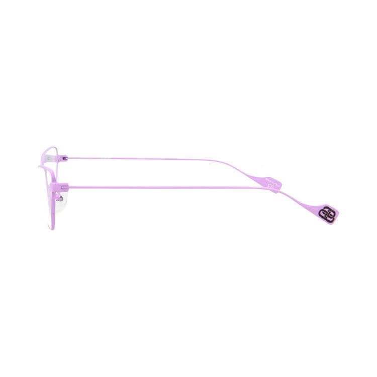 Balenciaga Cat Eye-Frame Metal Optical Frames Violet Transparent