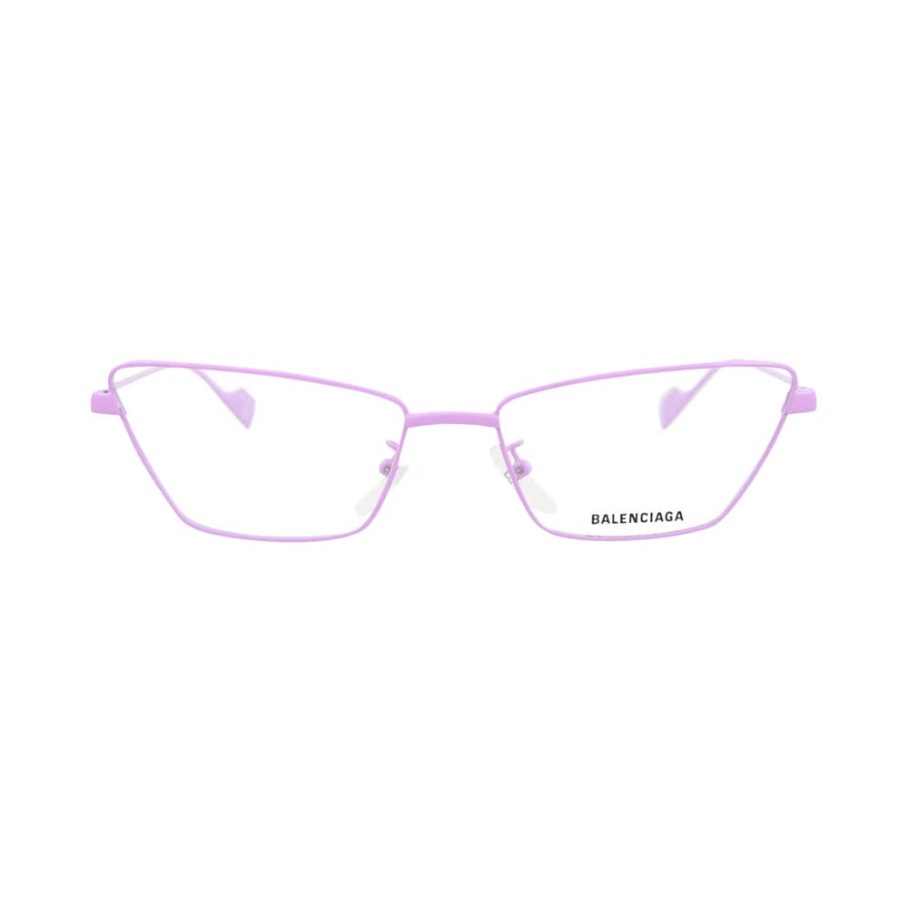 Balenciaga Cat Eye-Frame Metal Optical Frames Violet Transparent