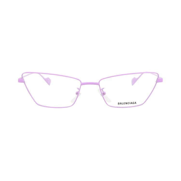 Balenciaga Cat Eye-Frame Metal Optical Frames Violet Transparent