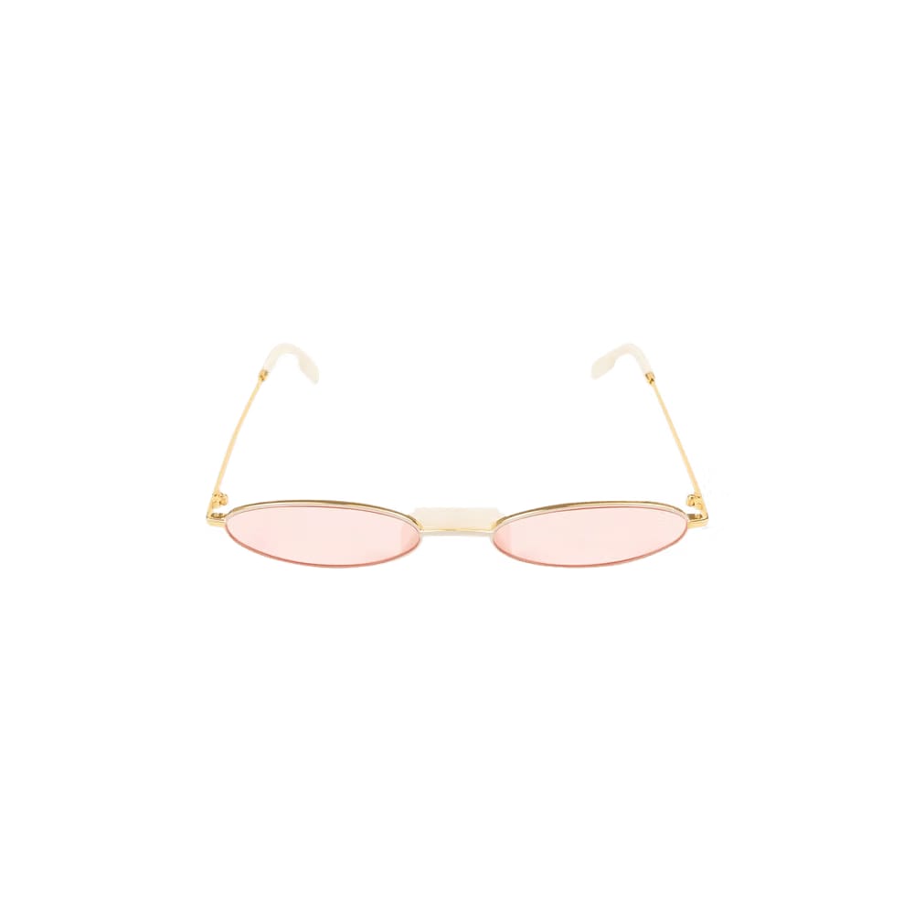 Kenzo Oval Thin Wire Sunglasses Pink