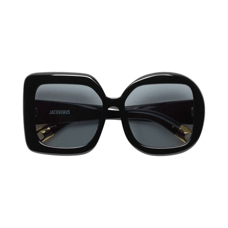 Jacquemus Square Round Sunglasses Black