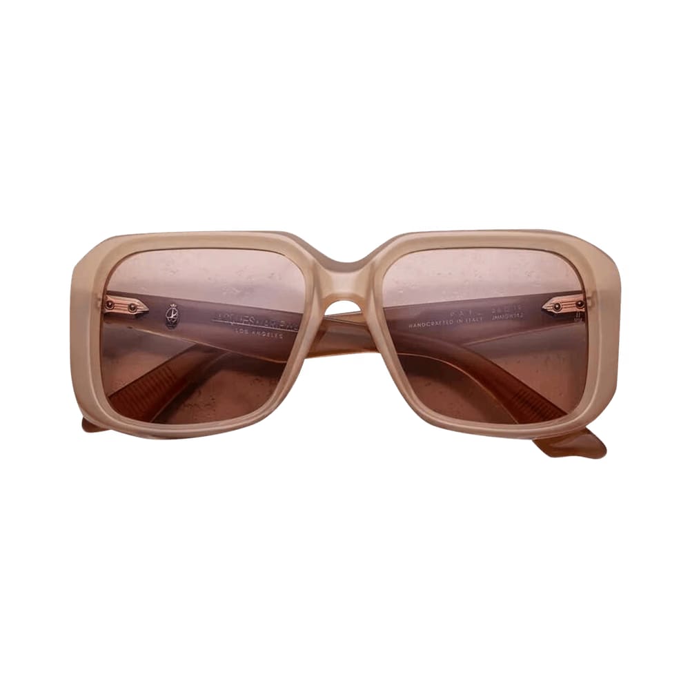 Jacques Marie Mage Square Sunglasses Brown