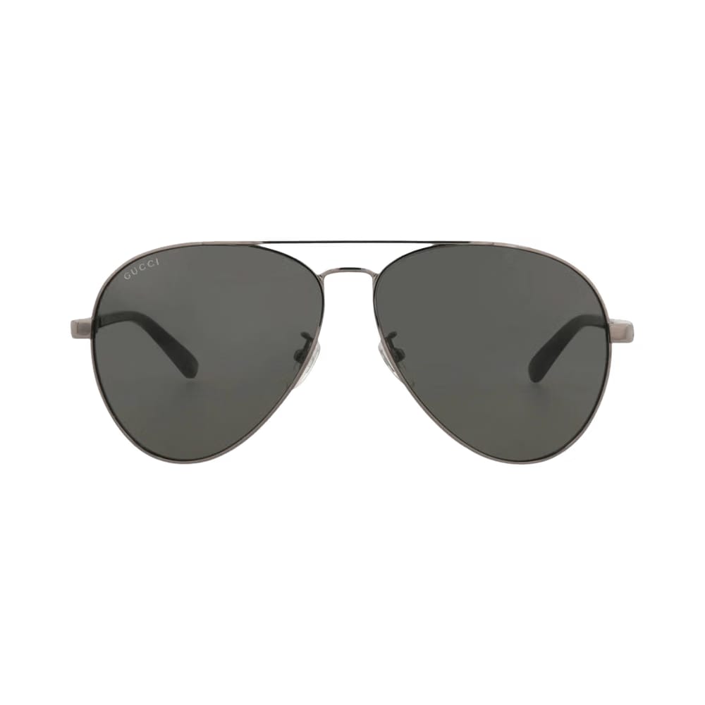 Gucci Aviator Sunglasses Ruthenium/Black/Grey