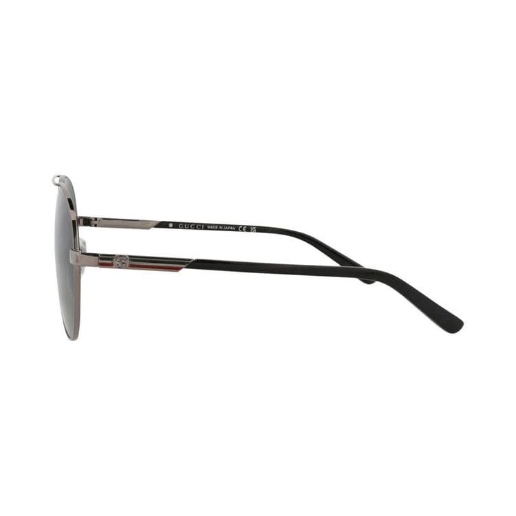 Gucci Aviator Sunglasses Ruthenium/Black/Grey