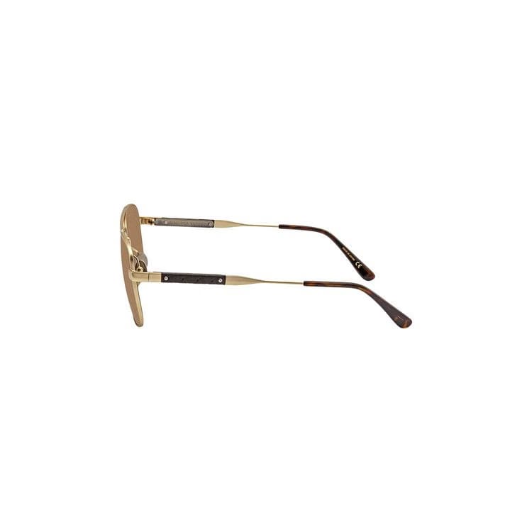 Bottega Veneta Aviator Sunglasses Gold