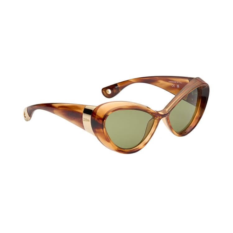Jean Paul Gaultier Parisian Cat Sunglasses Brown/Ecaille