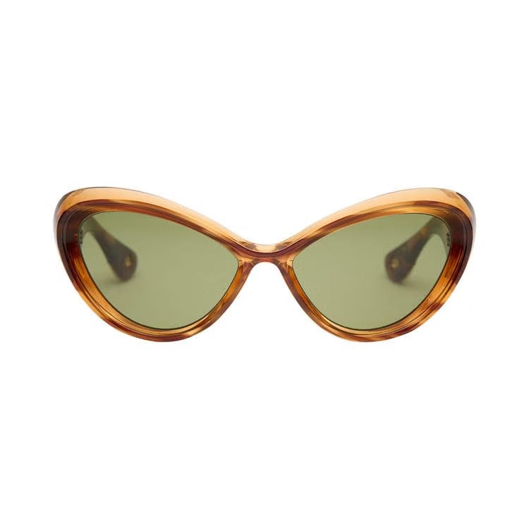 Jean Paul Gaultier Parisian Cat Sunglasses Brown/Ecaille