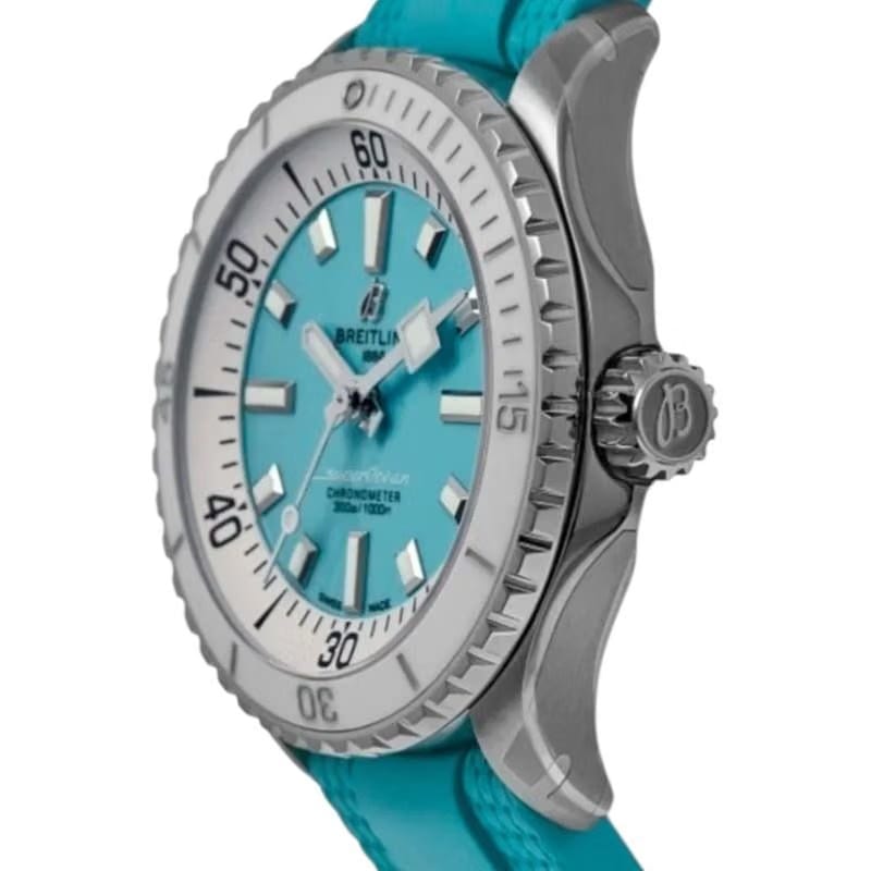 Breitling Superocean 36 Automatic 36 Automatic Stainless Steel w/Rubber Strap A17377211 C1 S1 38 Hour Power Reserve