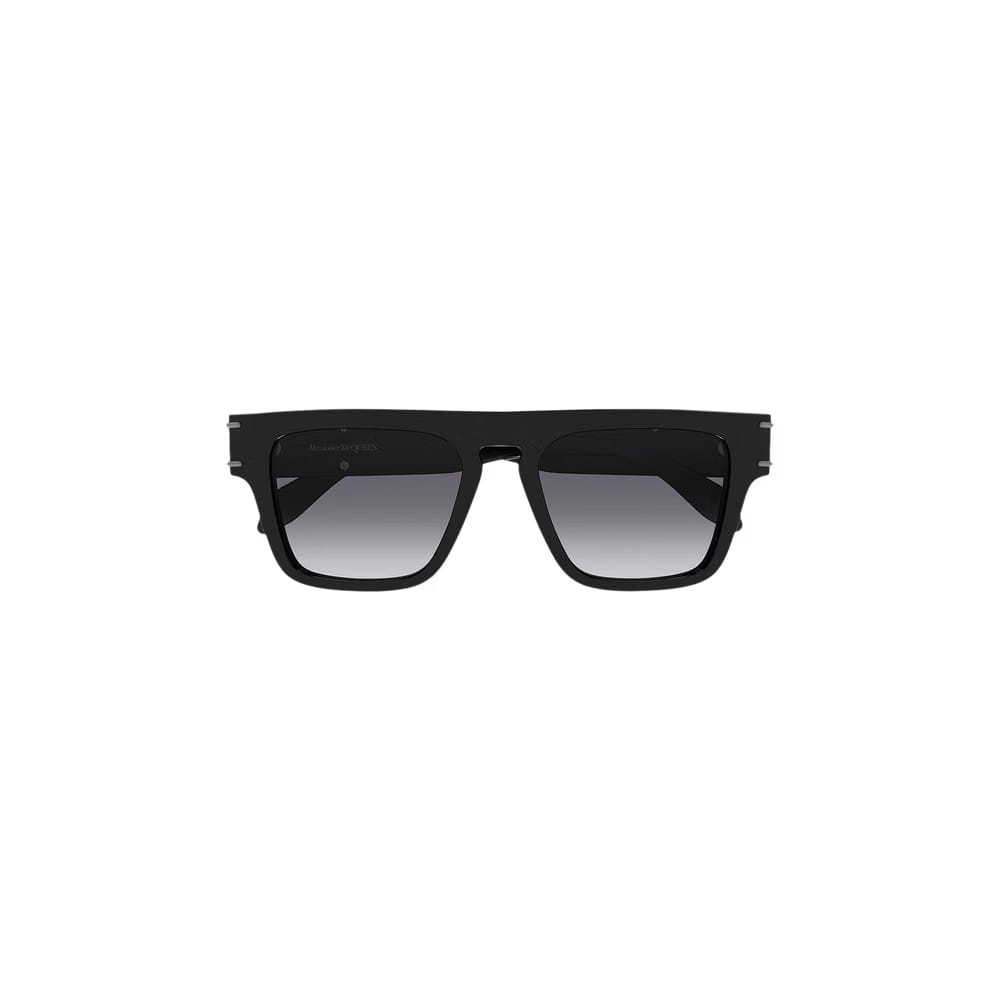 Alexander McQueen Flat Top Square Sunglasses Black