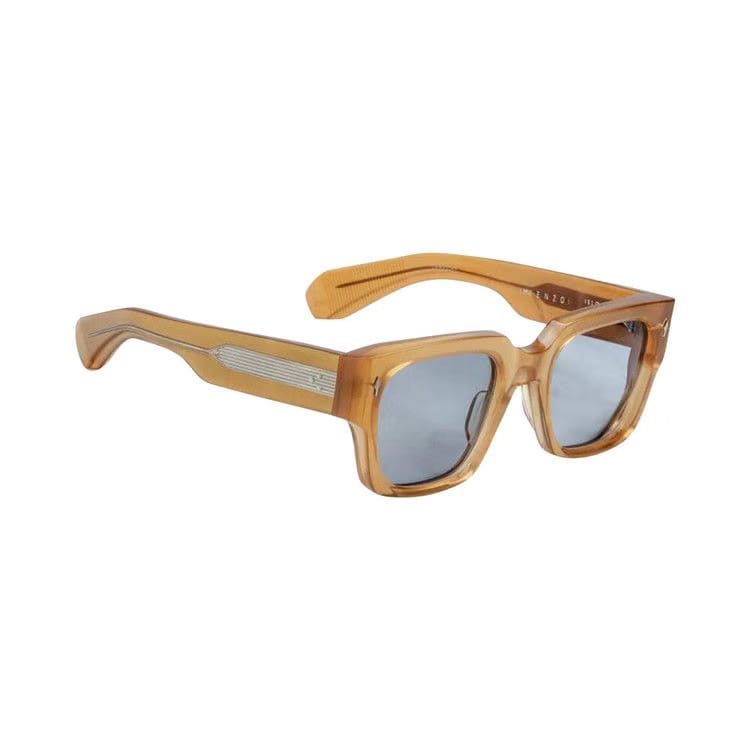 Jacques Marie Mage Enzo Saffron Sunglasses Brown/Blue