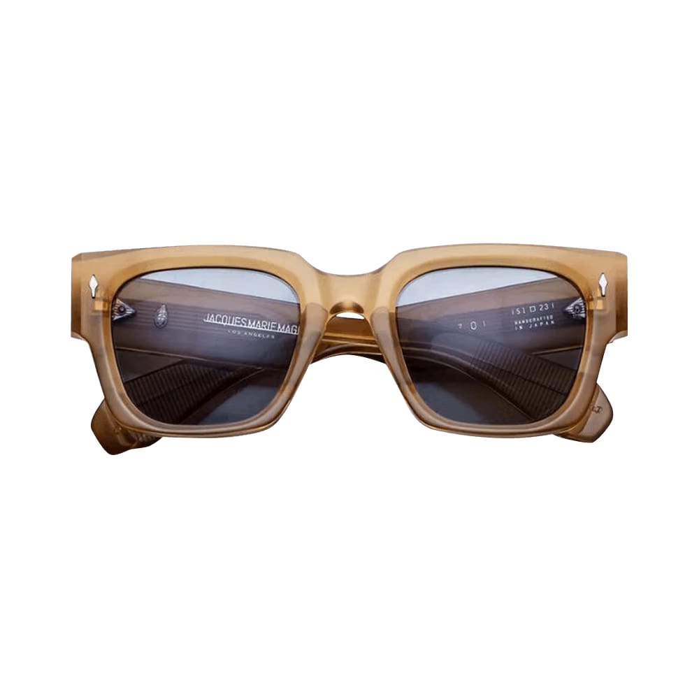 Jacques Marie Mage Enzo Saffron Sunglasses Brown/Blue