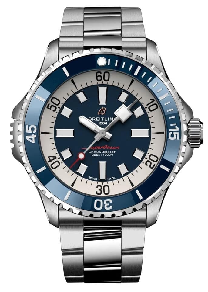 Breitling Superocean 46 Automatic 46mm Blue Dial A17378 E71 C1 A1 NEW UNWORN
