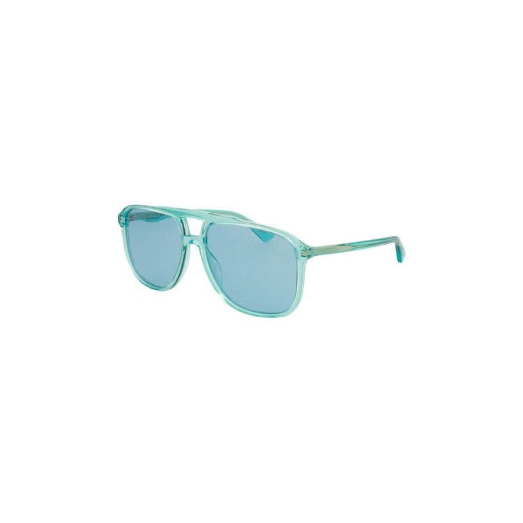Gucci Aviator Style Acetate Sunglasses Blue