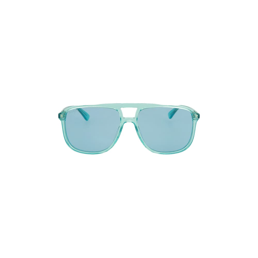 Gucci Aviator Style Acetate Sunglasses Blue
