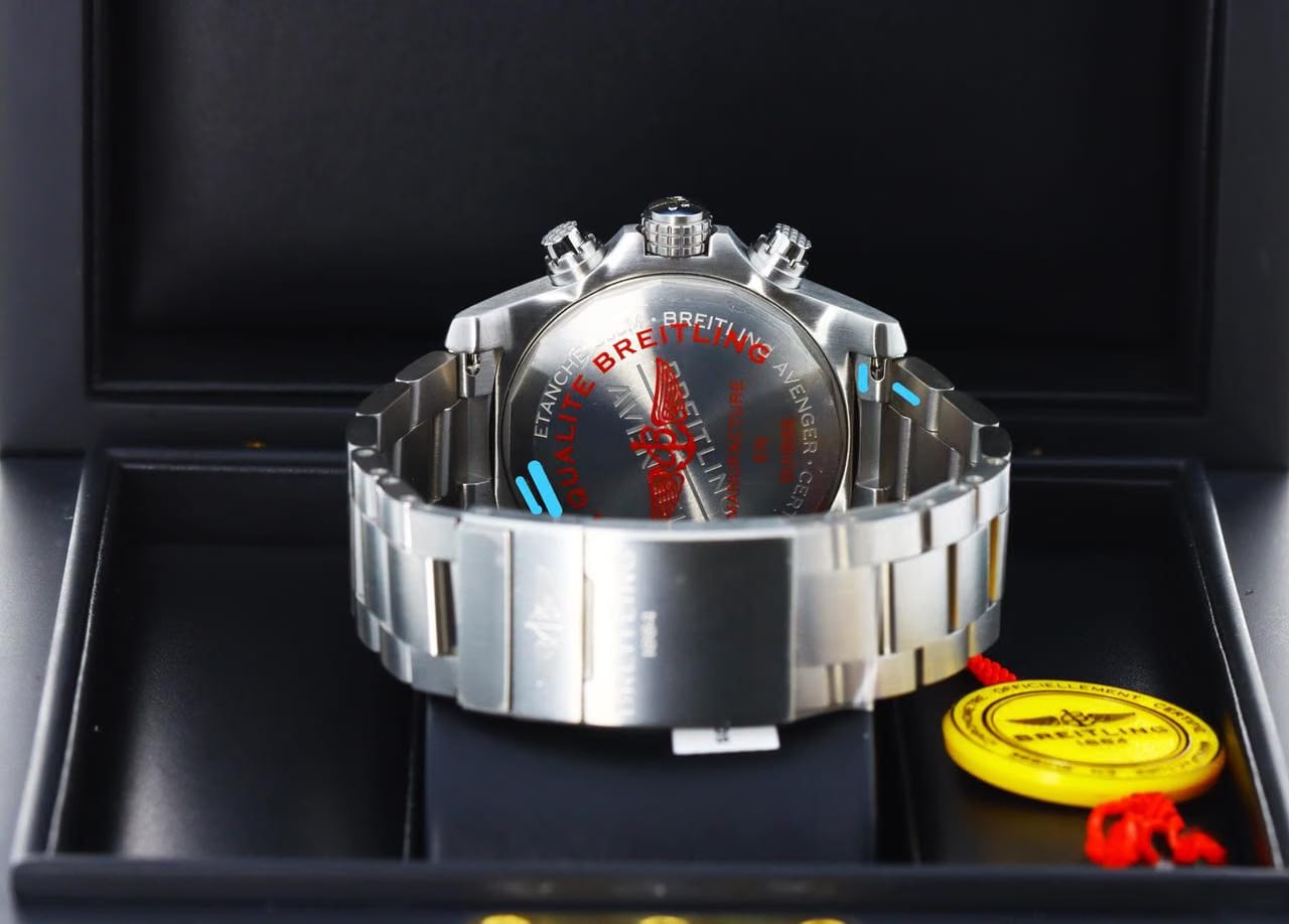 Breitling Avenger Chronograph 43mm Blue Dial - Stainless Steel on Bracelet