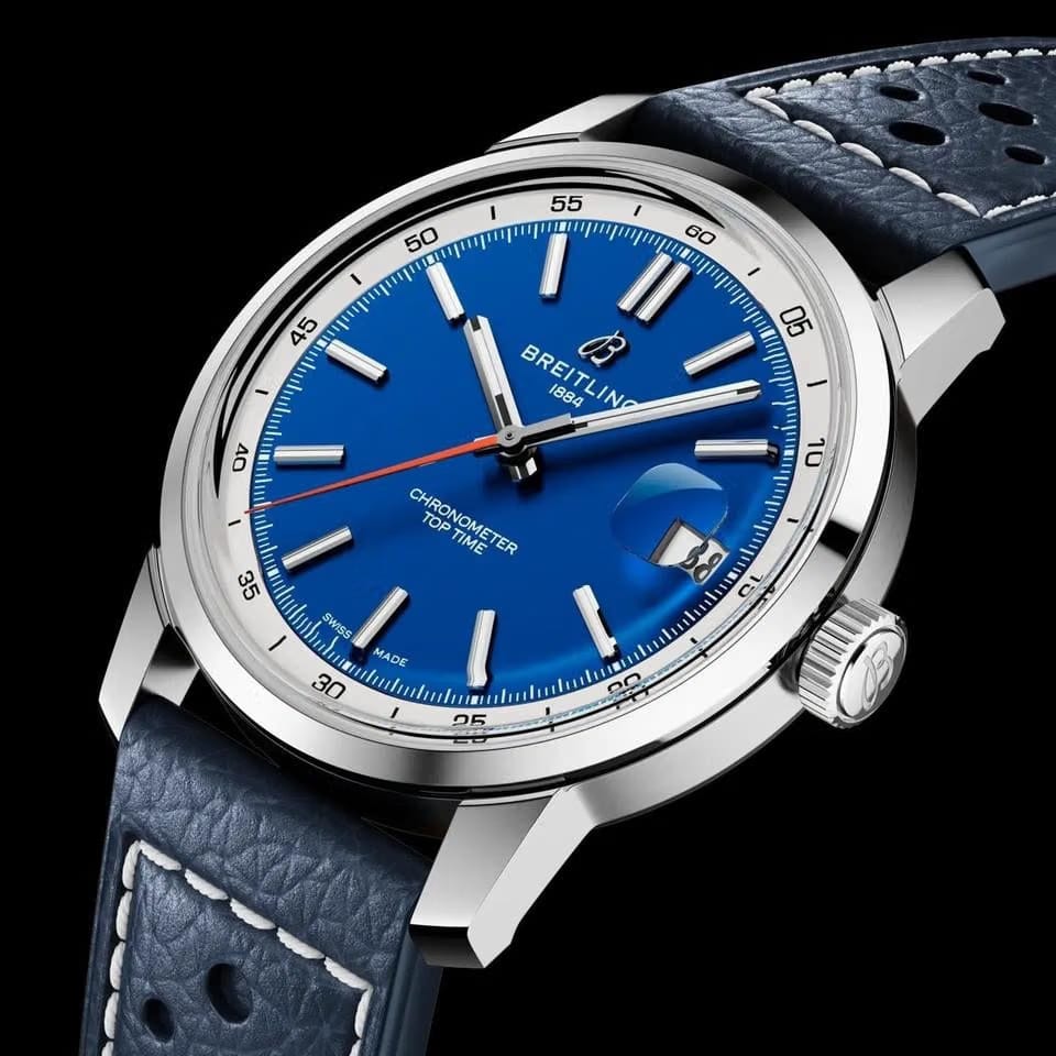 Breitling Top Time B31 Stainless Steel Blue dial Full Set Brand New 2025 38mm