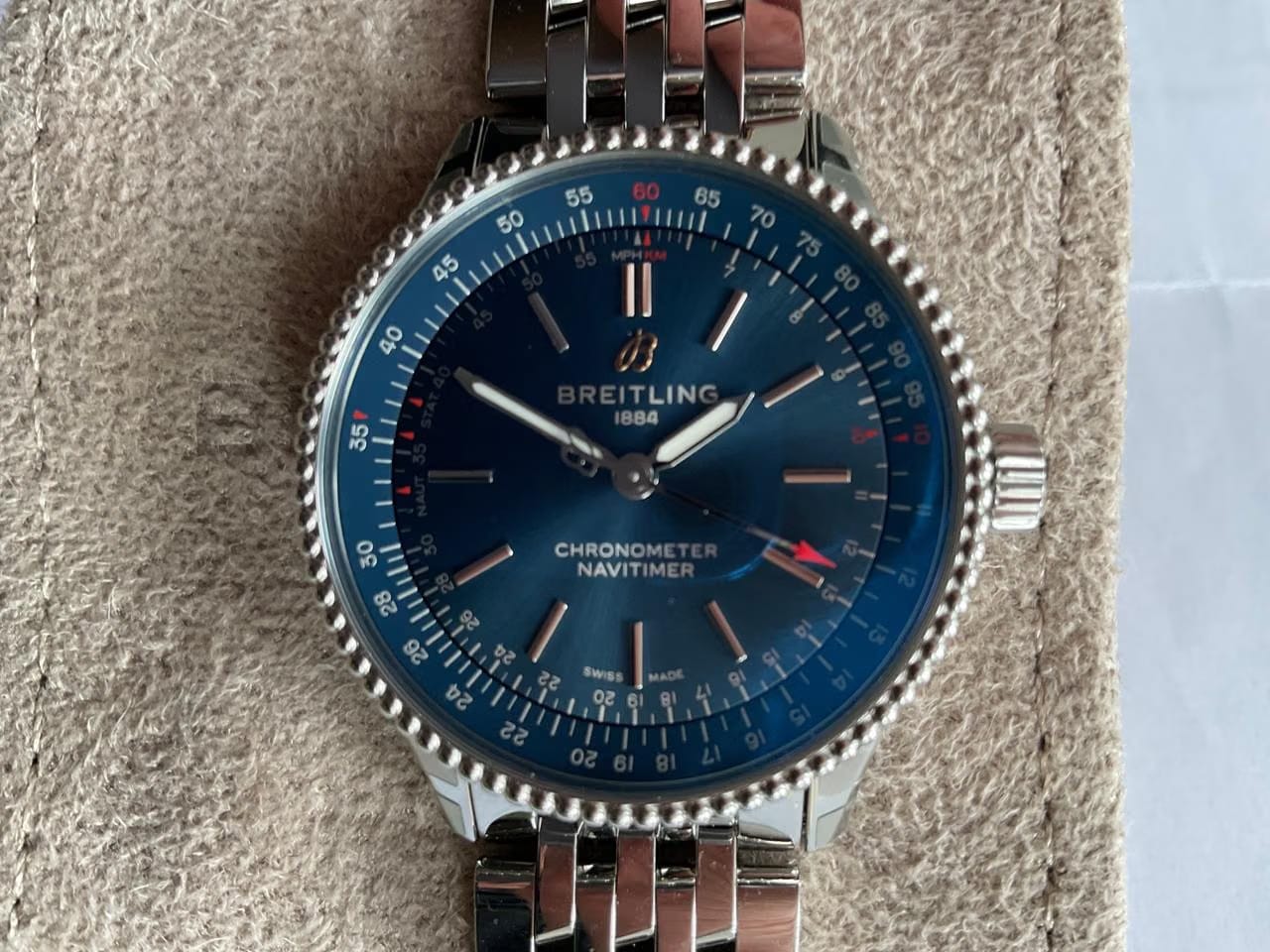 Breitling Navitimer Automatic 35 Breitling Navitimer Chronometer mit Herstellergarantie