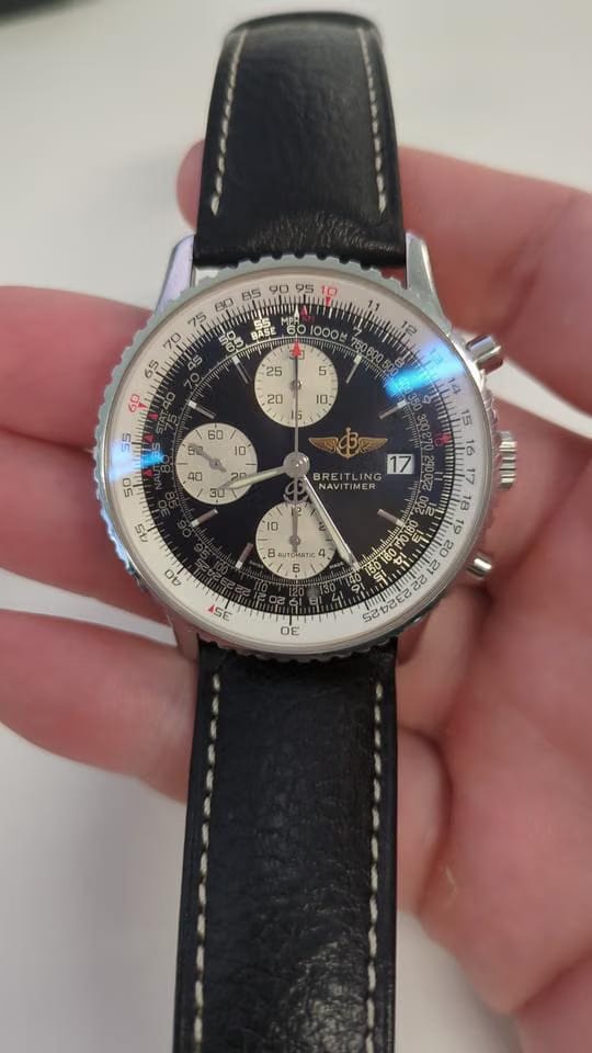Breitling Old Navitimer Box Included - Leather Strap