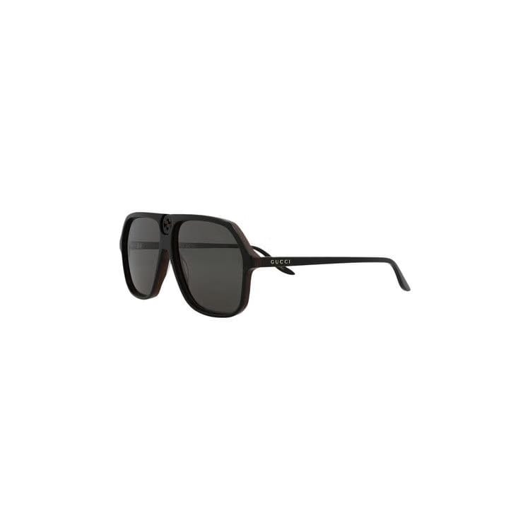Gucci Aviator Sunglasses Black/Grey