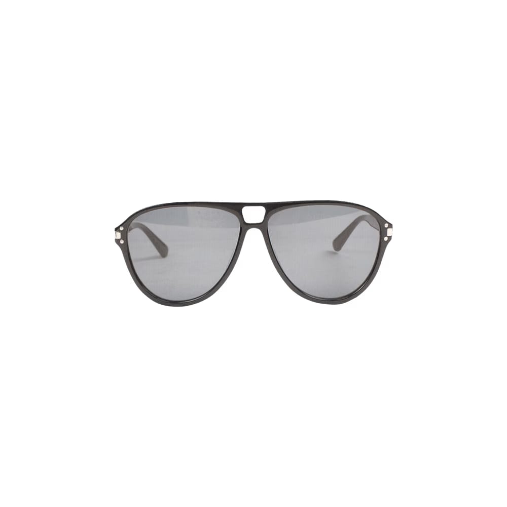 Amiri Aviator Logo Sunglasses Black