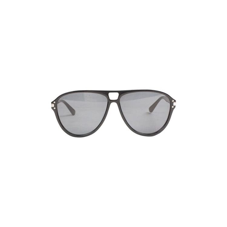 Amiri Aviator Logo Sunglasses Black