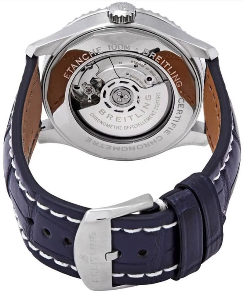 Breitling Aviator 8 Unitime 43mm Silver Dial Men's Watch AB3521 U01 G1 P2 Full Complete Set